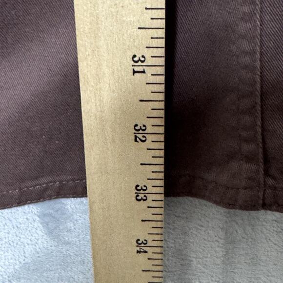 L.L.Bean Skirt Womens 10 Brown A-Line Midi Twill Tencel Lyocell NEW Modest - Picture 8 of 8